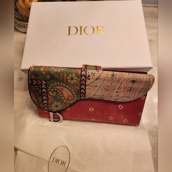 Dior Patchwork sattle wallet 2003 collection - Picture 1 of 5
